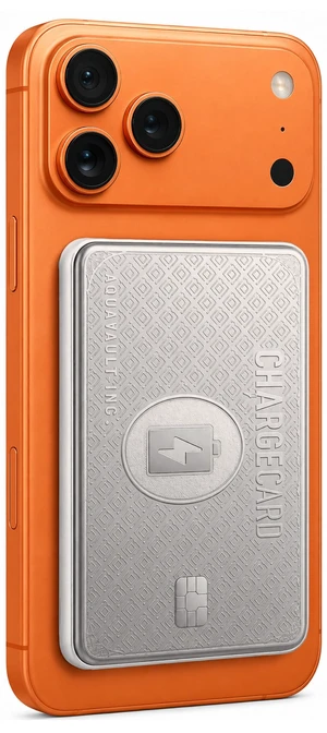 AquaVault ChargeCard - Wallet-Thin MagSafe Charge Card Phone Charger | Charge Card Phone Charger 5000mAh 20W Fast Charging Steel Body TSA-Compliant AquaVault ChargeCard - Wallet-Thin MagSafe Charge Card Phone Charger | Charge Card Phone Charger 5000mAh 20W Fast Charging Steel Body TSA-Compliant
