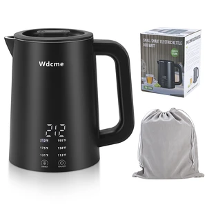 0.6L Small Travel Electric Kettle Smart Tea Coffee Kettle | 800W,6 Temperature Control,304 Stainless Steel,Dual Voltage 110-240V,12H Keep Warm 0.6L Small Travel Electric Kettle Smart Tea Coffee Kettle | 800W,6 Temperature Control,304 Stainless Steel,Dual Voltage 110-240V,12H Keep Warm