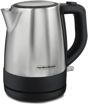 Hamilton Beach Commercial HKE110 1 Liter Hot Water Tea Kettle, Hospitality Rated, Stainless Steel Hamilton Beach Commercial HKE110 1 Liter Hot Water Tea Kettle, Hospitality Rated, Stainless Steel