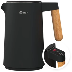 BALTER Electric Kettle with Temperature control, 113 °F 212 °F, Tea pot, Stainless steel, double wall water kettle, BPA-free, 1.5 L, Black BALTER Electric Kettle with Temperature control, 113 °F 212 °F, Tea pot, Stainless steel, double wall water kettle, BPA-free, 1.5 L, Black