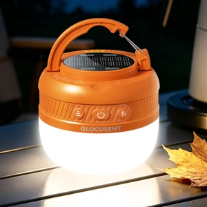 Glocusent 400H Camping Lantern, 5000mAh Rechargeable Lantern, Solar Pocket | Led Camping Lantern with 5 Brightness 3 Modes, IPX5 Waterproof, Pocket Lanterns for Power Outages, Emergency Light, Camping Glocusent 400H Camping Lantern, 5000mAh Rechargeable Lantern, Solar Pocket | Led Camping Lantern with 5 Brightness 3 Modes, IPX5 Waterproof, Pocket Lanterns for Power Outages, Emergency Light, Camping