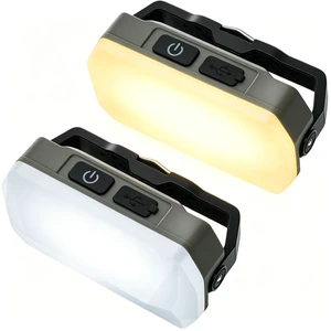 Camping Lights 2Pack, 2000LM Rechargeable Camp Light, LED Camping Lantern | 3 Color Temps, Dimmable, Magnetic Waterproof Camping Essentials for Hurricane, Emergency Power Outages, Work Light Camping Lights 2Pack, 2000LM Rechargeable Camp Light, LED Camping Lantern | 3 Color Temps, Dimmable, Magnetic Waterproof Camping Essentials for Hurricane, Emergency Power Outages, Work Light