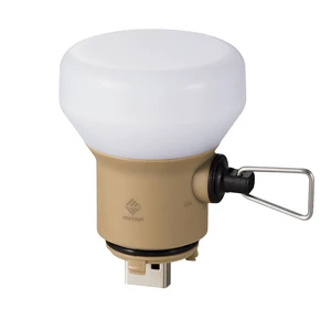 NESTOUT Rugged Outdoor Camping LED Lantern w/ Mini Tripod, Dimmable USB Powered Soft LED Light, IP44 Water Dust Resistant, 10-350 Lumen, Portable Lamp for Power Bank EDC Travel, LAMP-1 (Beige) NESTOUT Rugged Outdoor Camping LED Lantern w/ Mini Tripod, Dimmable USB Powered Soft LED Light, IP44 Water Dust Resistant, 10-350 Lumen, Portable Lamp for Power Bank EDC Travel, LAMP-1 (Beige)