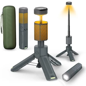 Telescopic Camping Light with Stand, Collapsible Magnetic Tripod Lantern | 10500mah Power Bank, Heavy Duty Magnetic Tripod, Flashlight and SOS Modes, IPX7 Waterproof, 60h Runtime, Dimming Brightness Telescopic Camping Light with Stand, Collapsible Magnetic Tripod Lantern | 10500mah Power Bank, Heavy Duty Magnetic Tripod, Flashlight and SOS Modes, IPX7 Waterproof, 60h Runtime, Dimming Brightness
