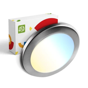 ASD 1 Pack Nickel LED Disk Lights 6 Inch, 5CCT Flush Mount Ceiling Light | 15W 2700K-5000K 1245LM Dimmable Surface Mount Disk Light, CRI90+ 6 Inch LED Ceiling Light, Low Profile Disc Lights, UL ASD 1 Pack Nickel LED Disk Lights 6 Inch, 5CCT Flush Mount Ceiling Light | 15W 2700K-5000K 1245LM Dimmable Surface Mount Disk Light, CRI90+ 6 Inch LED Ceiling Light, Low Profile Disc Lights, UL
