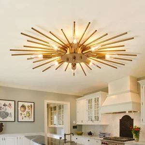 ZGLAOJT Semi Flush Mount 8 Light Ceiling Light Modern Metal Ceiling Lighting Gold Light Fixture Chandelier for Farmhouse Kitchen Dining Room Bedroom Hallway Living Room. ZGLAOJT Semi Flush Mount 8 Light Ceiling Light Modern Metal Ceiling Lighting Gold Light Fixture Chandelier for Farmhouse Kitchen Dining Room Bedroom Hallway Living Room.
