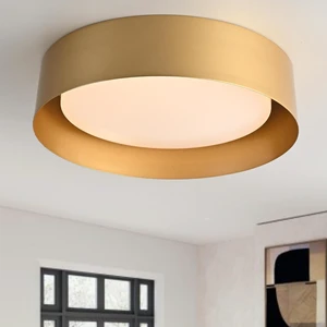 Bargeni Gold Flush Mount Ceiling Light,LED Ceiling Light Fixture | 12.5" ETL-listed dimmable 18W LED light with 3000K warm glow, ideal for bedrooms, hallways, foyers and living rooms Bargeni Gold Flush Mount Ceiling Light,LED Ceiling Light Fixture | 12.5" ETL-listed dimmable 18W LED light with 3000K warm glow, ideal for bedrooms, hallways, foyers and living rooms