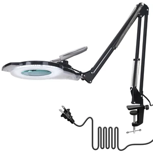 KIRKAS LED Magnifying Lamp with Clamp, 2,200 Lumens Dimmable 28in 12X | Magnifying Glass with Light for Repair Reading Craft Needlework Hobby Workbench Magnifier Dust Cover Adjust Swivel Arm KIRKAS LED Magnifying Lamp with Clamp, 2,200 Lumens Dimmable 28in 12X | Magnifying Glass with Light for Repair Reading Craft Needlework Hobby Workbench Magnifier Dust Cover Adjust Swivel Arm