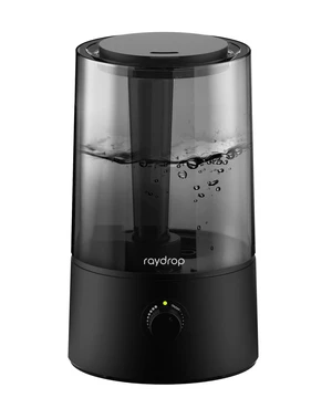 raydrop Humidifiers for Bedroom, Humidifiers for Home & Large Room, Cool Mist Humidfiers for Baby and Plant, Adjustable Mist Level, Auto Shut-Off, Black, 4.0L raydrop Humidifiers for Bedroom, Humidifiers for Home & Large Room, Cool Mist Humidfiers for Baby and Plant, Adjustable Mist Level, Auto Shut-Off, Black, 4.0L