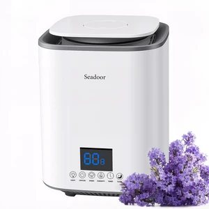 Seadoor Humidifier for Bedroom, 3L Ultrasonic Cool Mist | 360° Nozzle, Small & Easy to Clean, with Sleep Mode, Timer, Night Light & 3 Mist Levels - for Home, Room, Office & Plants Seadoor Humidifier for Bedroom, 3L Ultrasonic Cool Mist | 360° Nozzle, Small & Easy to Clean, with Sleep Mode, Timer, Night Light & 3 Mist Levels - for Home, Room, Office & Plants