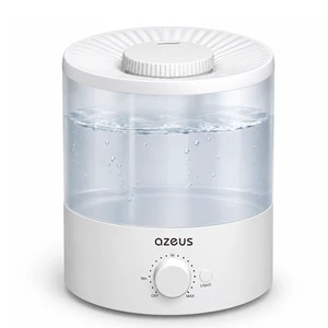 AZEUS 1.5L Cool Mist Humidifier, Quiet with 7-Color Night Light | 1.5L Tank, Quiet Cool Mist, 7-Color Night Light, Adjustable Mist Control, Auto Shut-Off, Low Power Design AZEUS 1.5L Cool Mist Humidifier, Quiet with 7-Color Night Light | 1.5L Tank, Quiet Cool Mist, 7-Color Night Light, Adjustable Mist Control, Auto Shut-Off, Low Power Design