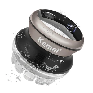 KEMEI Hair Clipper for Men Automatic Circular Hair Trimmer Self-Haircut Kit | Professional Hair Clippers with LED Display, 360-Degree Rotating Head, Travel Lock, KM-887 Silvery KEMEI Hair Clipper for Men Automatic Circular Hair Trimmer Self-Haircut Kit | Professional Hair Clippers with LED Display, 360-Degree Rotating Head, Travel Lock, KM-887 Silvery