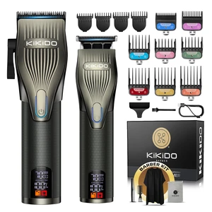 KIKIDO Professional Hair Clippers for Men,USB Rechargeable Hair Trimmer,Men's Grooming Kit for Hair, Face, Beard, for Barbers Shop & Home Use KIKIDO Professional Hair Clippers for Men,USB Rechargeable Hair Trimmer,Men's Grooming Kit for Hair, Face, Beard, for Barbers Shop & Home Use