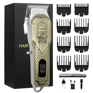 VanEdwin Heavy-Duty Professional Hair Clippers for Men, High-Power Professional Barber Clippers, Mens Hair Trimmer and Beard Trimmer, All Metal Housing, Corded and Cordless Operation VanEdwin Heavy-Duty Professional Hair Clippers for Men, High-Power Professional Barber Clippers, Mens Hair Trimmer and Beard Trimmer, All Metal Housing, Corded and Cordless Operation