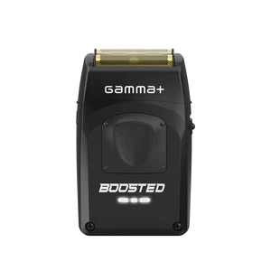 GAMMA+ Boosted Cordless Double Foil Shaver with Integrated Micro Trimmer | USB-C Rechargeable, Up to 11,000 RPM, Water Resistant, IPX7 GAMMA+ Boosted Cordless Double Foil Shaver with Integrated Micro Trimmer | USB-C Rechargeable, Up to 11,000 RPM, Water Resistant, IPX7