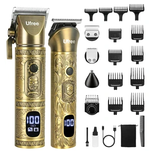 Ufree Hair Clippers for Men Professional, Cordless Beard Trimmer, Bronze | Zero Gap T-Blade, 6500RPM, 1-22mm Adjustable Comb, Type-C, 180min Runtime, for Beard, Stubble, Nose and Crisp Edges, Men Gift Ufree Hair Clippers for Men Professional, Cordless Beard Trimmer, Bronze | Zero Gap T-Blade, 6500RPM, 1-22mm Adjustable Comb, Type-C, 180min Runtime, for Beard, Stubble, Nose and Crisp Edges, Men Gift