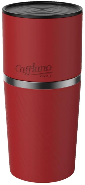 Cafflano Klassic All-in-One Portable Pour Over Coffee Maker with Ceramic Burr Grinder, Drip Kettle & Reusable Stainless Steel Filter, Red Cafflano Klassic All-in-One Portable Pour Over Coffee Maker with Ceramic Burr Grinder, Drip Kettle & Reusable Stainless Steel Filter, Red