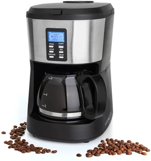 Mixpresso 5-Cup Drip Coffee Maker, Automatic Brew Coffee Pot Machine with Built-In Burr Coffee Grinder, Programmable Smart Coffee Maker with Timer With Glass Carafe Coffee Pot Mixpresso 5-Cup Drip Coffee Maker, Automatic Brew Coffee Pot Machine with Built-In Burr Coffee Grinder, Programmable Smart Coffee Maker with Timer With Glass Carafe Coffee Pot