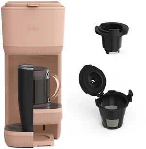 bella Single Serve Coffee Maker, K Cup & Coffee Ground Compatible, Blossom bella Single Serve Coffee Maker, K Cup & Coffee Ground Compatible, Blossom
