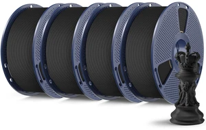 SUNLU High Speed Matte PLA 3D Printer Filament 4KG, Matte Black*4 | Up to 600mm/s Fast, Smooth PLA Matte Filament, Fits Most FDM 3D Printers, 1KG Reusable Spool 4 Packs SUNLU High Speed Matte PLA 3D Printer Filament 4KG, Matte Black*4 | Up to 600mm/s Fast, Smooth PLA Matte Filament, Fits Most FDM 3D Printers, 1KG Reusable Spool 4 Packs