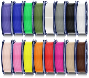 SUNLU PETG Filament 1.75mm,250g*16,16 Colors-Combination | 3D Printer Filament, Less Stringing, Good Layer Adhesion, High Toughness, PETG Filament 1.75 ±0.02mm SUNLU PETG Filament 1.75mm,250g*16,16 Colors-Combination | 3D Printer Filament, Less Stringing, Good Layer Adhesion, High Toughness, PETG Filament 1.75 ±0.02mm
