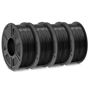 SUNLU ABS Filament 1.75mm,4 Black,4kg | 3D Printer Filament,Highly Resistant Durable,Heat Resistance,Excellent Toughness,For 99% FDM 3D Printers SUNLU ABS Filament 1.75mm,4 Black,4kg | 3D Printer Filament,Highly Resistant Durable,Heat Resistance,Excellent Toughness,For 99% FDM 3D Printers