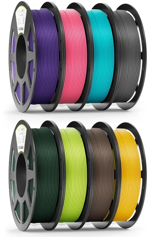 MarsWork Pre-Dried PLA Basic, 8 x 250g Bundle for Bambu Lab 3D Printers | 1.75mm 3D Printing Filament, Turquoise+Pink+Sunflower Yellow+Bright Green+Indigo Purple+Forest Green+Dark Gray+Cocoa Brown MarsWork Pre-Dried PLA Basic, 8 x 250g Bundle for Bambu Lab 3D Printers | 1.75mm 3D Printing Filament, Turquoise+Pink+Sunflower Yellow+Bright Green+Indigo Purple+Forest Green+Dark Gray+Cocoa Brown