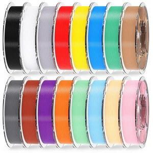 RAMBERY 200gx16 PLA+ Filament Bundle 1.75mm, 16 Colors PLA Plus 3D Printing Filaments, Dimensional Accuracy +/- 0.02 mm, 200gX16 Spools RAMBERY 200gx16 PLA+ Filament Bundle 1.75mm, 16 Colors PLA Plus 3D Printing Filaments, Dimensional Accuracy +/- 0.02 mm, 200gX16 Spools