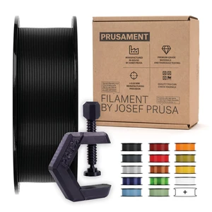 Prusament Premium PETG Jet Black 1.75mm 1kg 3D Printer Filament | PETG filament with ±0.02 mm precision, low stringing, strong layer adhesion, and reliable tangle-free printing. Prusament Premium PETG Jet Black 1.75mm 1kg 3D Printer Filament | PETG filament with ±0.02 mm precision, low stringing, strong layer adhesion, and reliable tangle-free printing.