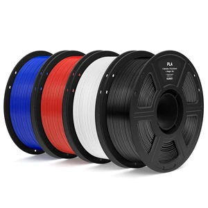 ELEGOO PLA 3D Printer Filament Bundle 4KG Black/White/Dark Blue/True Red | 1.75mm Dimensional Accuracy +/- 0.02mm, 4pcs 1kg Spools, Fit Most FDM 3D Printers ELEGOO PLA 3D Printer Filament Bundle 4KG Black/White/Dark Blue/True Red | 1.75mm Dimensional Accuracy +/- 0.02mm, 4pcs 1kg Spools, Fit Most FDM 3D Printers