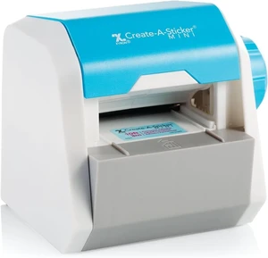 Xyron Create-A-Sticker, Mini, 2.5 Sticker and Label Maker Machine, Portable, Includes Permanent Adhesive, Pre-Loaded (XRN250-CFTEN) Xyron Create-A-Sticker, Mini, 2.5 Sticker and Label Maker Machine, Portable, Includes Permanent Adhesive, Pre-Loaded (XRN250-CFTEN)