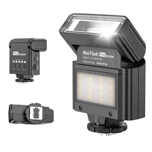 Camera Flash Speedlite for Canon Nikon Sony Fuji Pentax Olympus, with Continuous LED Light, Single Contact Hot Shoe, 4 Power Levels Camera Flash Speedlite for Canon Nikon Sony Fuji Pentax Olympus, with Continuous LED Light, Single Contact Hot Shoe, 4 Power Levels