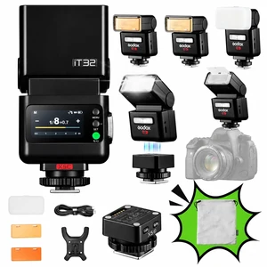 GODOX iT32 TTL Camera Flash with X5C Trigger for Canon EOS R10,R7,R8 | EOS R6 Mark II, 90D, 80D, M50, EOS 5D Mark IV, EOS 6D Mark II, EOS R, RP, 77D, 800D, Magnetic Hotshoe & Trigger 2-in-1 GODOX iT32 TTL Camera Flash with X5C Trigger for Canon EOS R10,R7,R8 | EOS R6 Mark II, 90D, 80D, M50, EOS 5D Mark IV, EOS 6D Mark II, EOS R, RP, 77D, 800D, Magnetic Hotshoe & Trigger 2-in-1
