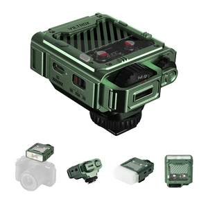 VILTROX Spark Z3-N TTL Camera Flash for Nikon, GN16 6500K On-Camera Flash Speedlite with 7 Power Levels, 650 Full-Power Flashes, 1s Recycle, 26Ws Output, 3.7V/1800mAh Li-ion Battery, Softbox (Green) VILTROX Spark Z3-N TTL Camera Flash for Nikon, GN16 6500K On-Camera Flash Speedlite with 7 Power Levels, 650 Full-Power Flashes, 1s Recycle, 26Ws Output, 3.7V/1800mAh Li-ion Battery, Softbox (Green)
