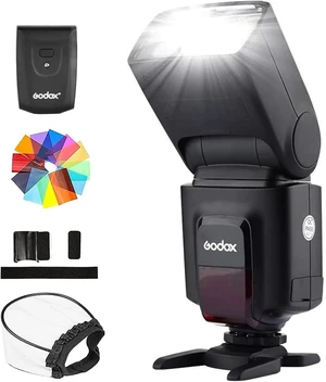 Godox TT520II Universal Hot Shoe Wireless Transmission Flash Speedlite | Built-in Receiver and RT Transmitter, Compatible for Canon Nikon Sony Olympus and Other DSLR Cameras with Standard Hot Shoe Godox TT520II Universal Hot Shoe Wireless Transmission Flash Speedlite | Built-in Receiver and RT Transmitter, Compatible for Canon Nikon Sony Olympus and Other DSLR Cameras with Standard Hot Shoe