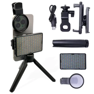 Tattoo Light kit, 120 LED Wicks, Polarized Lens for iPhone with 52mm CPL Lens Filter, Adjustable Tripod, Dual Clips, Suitable for Tiktok Photography, Tattoo and Jewelry Tattoo Light kit, 120 LED Wicks, Polarized Lens for iPhone with 52mm CPL Lens Filter, Adjustable Tripod, Dual Clips, Suitable for Tiktok Photography, Tattoo and Jewelry