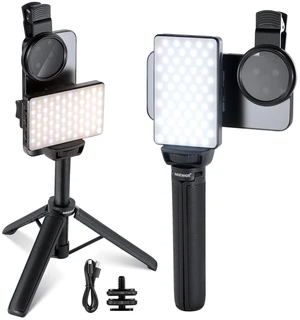 NEEWER Basics LED Selfie & Tattoo Light Compatible with iPhone, BL120B | Clip on CPL Filter/Tripod Stand/Phone Holder, Fill Lighting, Remove Reflection, Art Food Jewelry Photography Video Recording NEEWER Basics LED Selfie & Tattoo Light Compatible with iPhone, BL120B | Clip on CPL Filter/Tripod Stand/Phone Holder, Fill Lighting, Remove Reflection, Art Food Jewelry Photography Video Recording