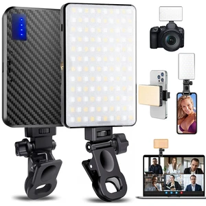 Auriani 168 LED Selfie Light for iPhone,Phone Light Clip,iPhone Light,Alix Earle Light,Phone Light for Video Recording,3000mAh Portable Video Light for Phone, Camera, Laptop, iPad(Dark Grey) Auriani 168 LED Selfie Light for iPhone,Phone Light Clip,iPhone Light,Alix Earle Light,Phone Light for Video Recording,3000mAh Portable Video Light for Phone, Camera, Laptop, iPad(Dark Grey)