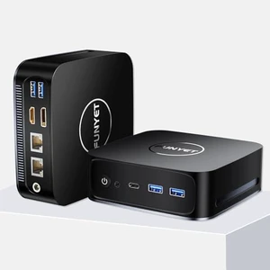 FUNYET Mini Desktop Computer, Mini PC Gaming PC, with Intel 12th Gen Alder Lake N95(up to 3.4GHz), 16GB DDR4 RAM 512GB SSD, Supports 4K Displays, Windows 11 Pro Black FUNYET Mini Desktop Computer, Mini PC Gaming PC, with Intel 12th Gen Alder Lake N95(up to 3.4GHz), 16GB DDR4 RAM 512GB SSD, Supports 4K Displays, Windows 11 Pro Black
