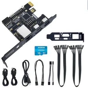 Sipeed NanoKVM-PCIe IP-KVM Remote Control Operations Maintenance Server, DDR3 RISC-V Linux Development Board, 1TOPS NPU 1GHz SG2002 RISC-V CPU, HDMI USB 100M Network Port (NanoKVM-PCIe ETH) Sipeed NanoKVM-PCIe IP-KVM Remote Control Operations Maintenance Server, DDR3 RISC-V Linux Development Board, 1TOPS NPU 1GHz SG2002 RISC-V CPU, HDMI USB 100M Network Port (NanoKVM-PCIe ETH)