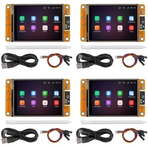 ESP32 Touchscreen 2.8inch TFT LCD Display ILI9341 Resistive Touch Module ESP32-2432S028R Bluetooth WiFi Dual Core Development Board 240 * 320 for Arduino (4pcs) ESP32 Touchscreen 2.8inch TFT LCD Display ILI9341 Resistive Touch Module ESP32-2432S028R Bluetooth WiFi Dual Core Development Board 240 * 320 for Arduino (4pcs)