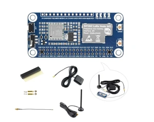 SX1262 LoRaWAN/GNSS HAT SX1262 RF Chip LoRa Module Expansion Board for Raspberry Pi 5/4B/3B+/Pi3B/Pi Zero W WH/Zero 2W, with Magnetic CB Antenna, Suitable for Sub-GHz Band Network, with GNSS Antenna SX1262 LoRaWAN/GNSS HAT SX1262 RF Chip LoRa Module Expansion Board for Raspberry Pi 5/4B/3B+/Pi3B/Pi Zero W WH/Zero 2W, with Magnetic CB Antenna, Suitable for Sub-GHz Band Network, with GNSS Antenna