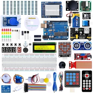 Uno R3 Kit Mega328 Tutorial | 40 in 1 Electronics Circuit Breadboard Engineering Kit for Kids and Engineers, 720P Video Courses and Online Technical Support for Beginners Uno R3 Kit Mega328 Tutorial | 40 in 1 Electronics Circuit Breadboard Engineering Kit for Kids and Engineers, 720P Video Courses and Online Technical Support for Beginners