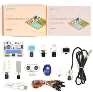 ELECFREAKS microbit Smart Agriculture Kit Micro:bit Sensor Starter Kit Octopus Series Sensor, DIY Programming STEM kit with Basic Coding Electronics Modules and Wiki Tutorial(Without Micro:bit) ELECFREAKS microbit Smart Agriculture Kit Micro:bit Sensor Starter Kit Octopus Series Sensor, DIY Programming STEM kit with Basic Coding Electronics Modules and Wiki Tutorial(Without Micro:bit)