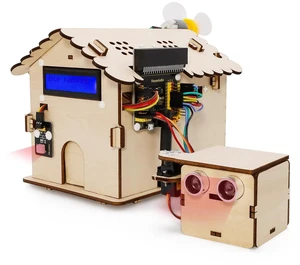 KEYESTUDIO Smart House Kit for Micro:bit V2(not Included), DIY Microbit Home Automation Educational STEM Kit for Beginners 15+ KEYESTUDIO Smart House Kit for Micro:bit V2(not Included), DIY Microbit Home Automation Educational STEM Kit for Beginners 15+
