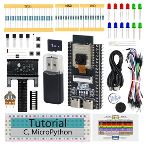 FREENOVE ESP32 Kit ESP32-S3 Camera Board Basic Starter Kit | 240 MHz 32-bit Dual-core, USB-OTG Camera WiFi+BT, Python C Code, 463-Page Detailed Tutorial, 60 Projects, 144 Items FREENOVE ESP32 Kit ESP32-S3 Camera Board Basic Starter Kit | 240 MHz 32-bit Dual-core, USB-OTG Camera WiFi+BT, Python C Code, 463-Page Detailed Tutorial, 60 Projects, 144 Items