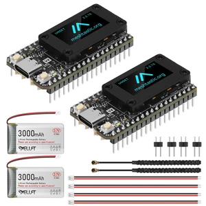 ESP32 LoRa V4 Development Board for Meshtastic MeshCore LoRaWAN IoT 2pcs | 3000mAh High Capacity Battery, Meshtastic Devices, LoRa Radio, ESP32-S3 16MB Flash, WiFi BLE, 28dBm High Power LoRa ESP32 LoRa V4 Development Board for Meshtastic MeshCore LoRaWAN IoT 2pcs | 3000mAh High Capacity Battery, Meshtastic Devices, LoRa Radio, ESP32-S3 16MB Flash, WiFi BLE, 28dBm High Power LoRa