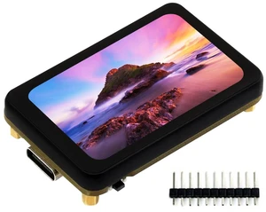 ESP32-S3 1.64inch AMOLED Touch Display Development Board, 280×456 Resolution, 16.7M Color, QSPI Interface, Wi-Fi and BLE-5 Support, Onboard 6-Axis IMU, TF Card Slot, USB, UART, I2C, etc. ESP32-S3 1.64inch AMOLED Touch Display Development Board, 280×456 Resolution, 16.7M Color, QSPI Interface, Wi-Fi and BLE-5 Support, Onboard 6-Axis IMU, TF Card Slot, USB, UART, I2C, etc.