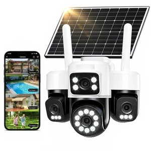 Lens Solar Security Cameras, 8MP 4G Cameras for Home Security, No WiFi | 4 Lens Cameras Outdoor Wireless, 360° View Pan/Tilt, 12000mAh Battery, Color Night Vision, AI Motion Detection, Auto Tracking Lens Solar Security Cameras, 8MP 4G Cameras for Home Security, No WiFi | 4 Lens Cameras Outdoor Wireless, 360° View Pan/Tilt, 12000mAh Battery, Color Night Vision, AI Motion Detection, Auto Tracking