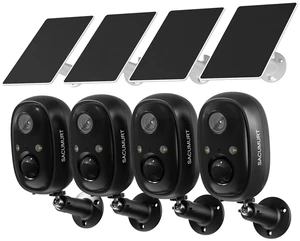 Outdoor Security Camera Wireless, WiFi Solar Camera for Home Security | SD/Cloud, Smart Detection, 2K HD Color Night Vision, 2-Way Talk, 2.4Ghz WiFi, Works with Alexa/Google, for Office/Outdoor Outdoor Security Camera Wireless, WiFi Solar Camera for Home Security | SD/Cloud, Smart Detection, 2K HD Color Night Vision, 2-Way Talk, 2.4Ghz WiFi, Works with Alexa/Google, for Office/Outdoor